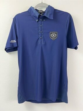 Asmar Equestrian Sonoma Horse Park Navy Polo Shirt